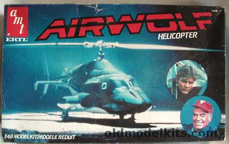 AMT 1/48 Airwolf Helicopter / Bell 222B, 6680